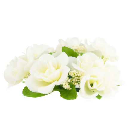 Dekorativer Rosenkranz, Rosen im Kranz, Frühlingsdekoration, Ostern
