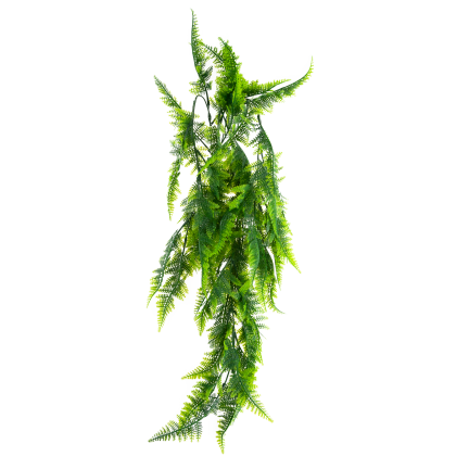 CV32617 ÜBERHÄNGENDER KÜNSTLICHER FARN 85 CM DICHT INDOOR HÄNGEPFLANZE DEKORATIV