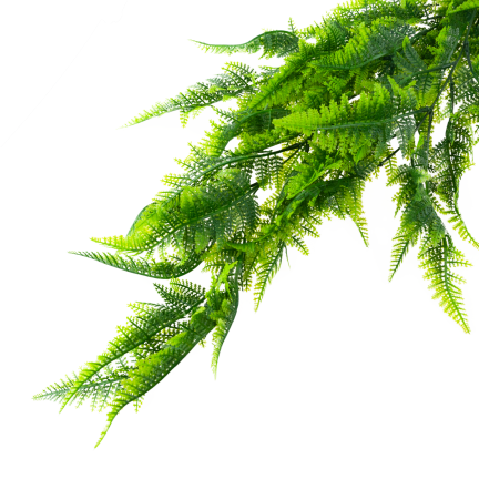 CV32617 ÜBERHÄNGENDER KÜNSTLICHER FARN 85 CM DICHT INDOOR HÄNGEPFLANZE DEKORATIV