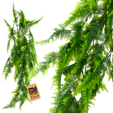 CV32617 ÜBERHÄNGENDER KÜNSTLICHER FARN 85 CM DICHT INDOOR HÄNGEPFLANZE DEKORATIV