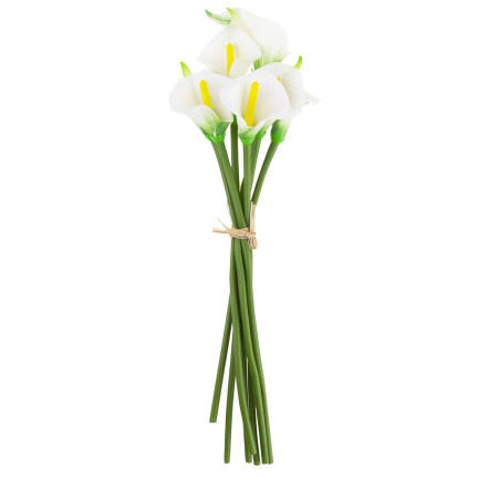 CV32651 KÜNSTLICHE BLUMEN KALIE Blumenstrauß für Vase für CMENTARY Schilfstrauß