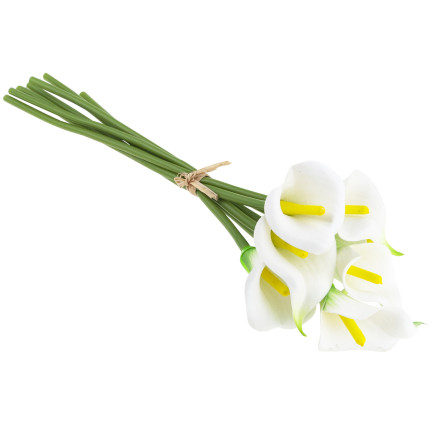 CV32651 KÜNSTLICHE BLUMEN KALIE Blumenstrauß für Vase für CMENTARY Schilfstrauß