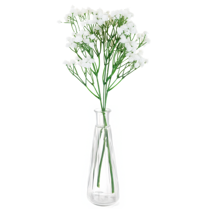 CV32934-1 GYPSOPHILA BOUQUET X5 DEKORATIVEN ZWEIG MIT BLUMEN FÜR VASE ZUSAMMENSETZUNG