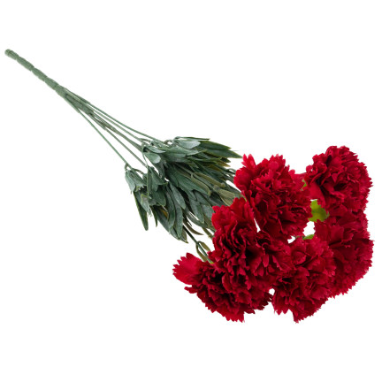 CV33067-4 NELKEN STRAUSS NELKEN DICHTE ZWEIGE BLÄTTER STIELE BLUMEN WIE LEBENDIG
