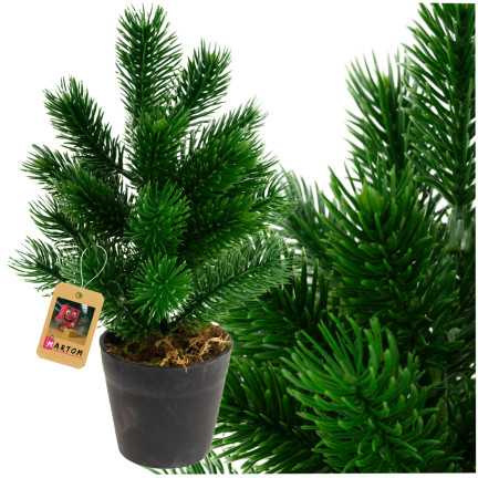 CV34057 Weihnachtsbaum im Blumentopf weihnachtliche Deko-Stele