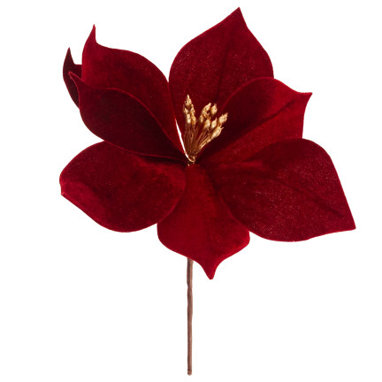CV34101-6 STERN VON BETHLEHEM AUF SPITZE VELOUR POINSETTIA WEIHNACHTSBAUM
