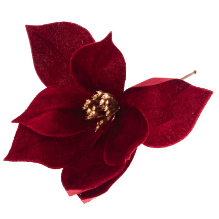 CV34101-6 STERN VON BETHLEHEM AUF SPITZE VELOUR POINSETTIA WEIHNACHTSBAUM