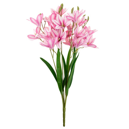 CV34944-3 LILIE KÜNSTLICHE BLUMEN GROSSER STRAUSS LILIEN ZWEIGE DEKORATIVE