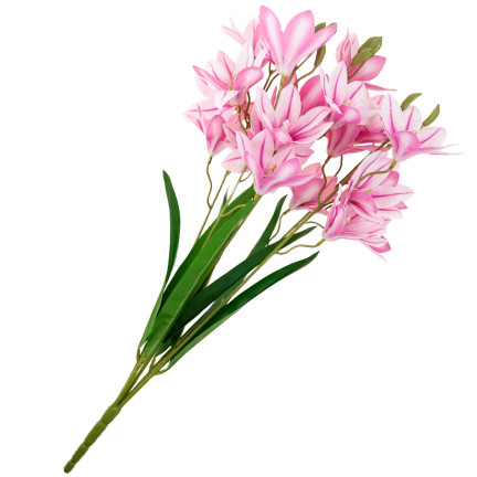 CV34944-3 LILIE KÜNSTLICHE BLUMEN GROSSER STRAUSS LILIEN ZWEIGE DEKORATIVE
