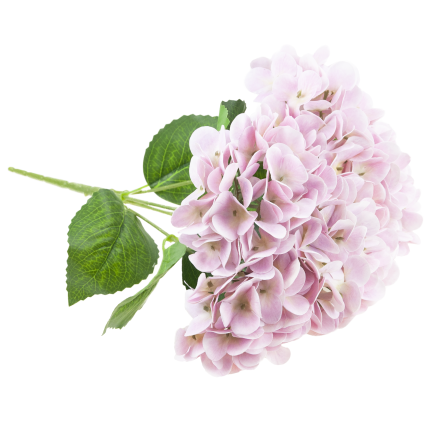 Hortensienstrauß, Kunstblumen, Real Touch, realistisch, rosa