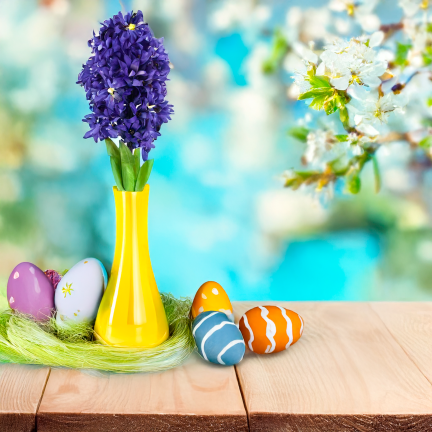 CV34985-3 Künstliche Zierpflanzen HIACINT, violette Kunstblumen, für Schilfkomposition