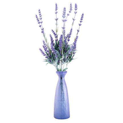 CV35471 KÜNSTLICHER LAVENDELBLUMENSTRAUSS 48 CM 7 ZWEIGE DEKORATIV REALISTISCH