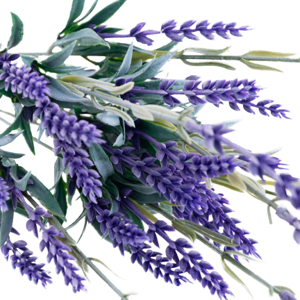 CV35471 KÜNSTLICHER LAVENDELBLUMENSTRAUSS 48 CM 7 ZWEIGE DEKORATIV REALISTISCH