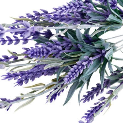 CV35471 KÜNSTLICHER LAVENDELBLUMENSTRAUSS 48 CM 7 ZWEIGE DEKORATIV REALISTISCH