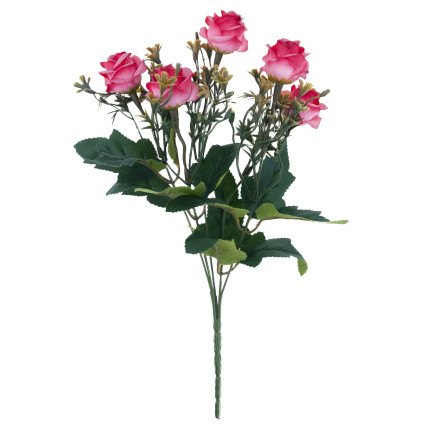 CV35767-MIX ROSE ROSES x5 BUNCH DECORATION BUNCH ARTIFICIAL DECORATION ROSES