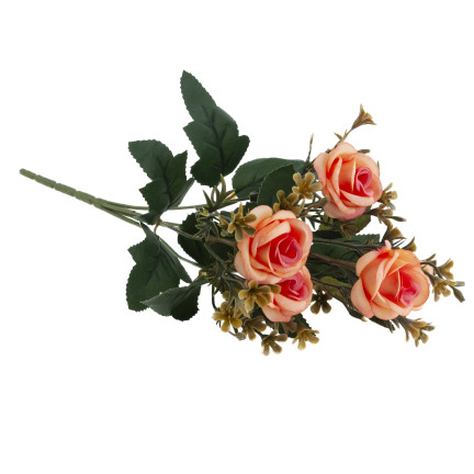 CV35767-MIX ROSE ROSES x5 BUNCH DECORATION BUNCH ARTIFICIAL DECORATION ROSES