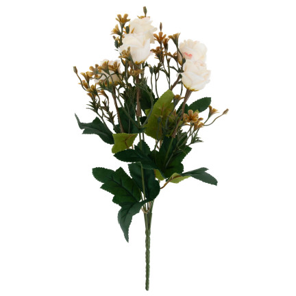 CV35767-MIX ROSE ROSES x5 BUNCH DECORATION BUNCH ARTIFICIAL DECORATION ROSES