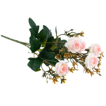 CV35767-MIX ROSE ROSES x5 BUNCH DECORATION BUNCH ARTIFICIAL DECORATION ROSES