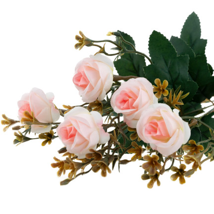 CV35767-MIX ROSE ROSES x5 BUNCH DECORATION BUNCH ARTIFICIAL DECORATION ROSES