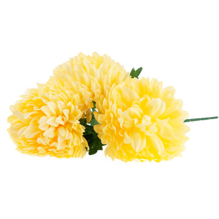 CV35785-1 CHRYSANTHEMUM IN BOUQUET KÜNSTLICHE BLUMEN WIE LIVE 45CM GROSSEN STRAUSS VON CHRYSANTHEMEN