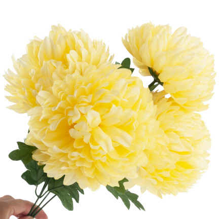 CV35785-1 CHRYSANTHEMUM IN BOUQUET KÜNSTLICHE BLUMEN WIE LIVE 45CM GROSSEN STRAUSS VON CHRYSANTHEMEN
