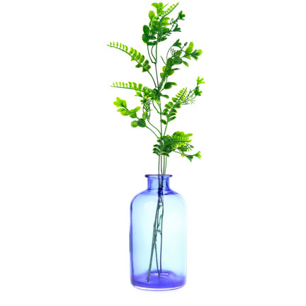 Künstlicher Zweig, grün, mit Beeren, als Dekoration für Blumensträuße und Gestecke, 41 cm