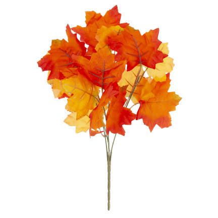 CV36041 KÜNSTLICHE HERBSTBLÄTTER FÜR KOMPOSITION BLUMENSTRAUSS VON BLÄTTERN SCHILF HERBST ZWEIG