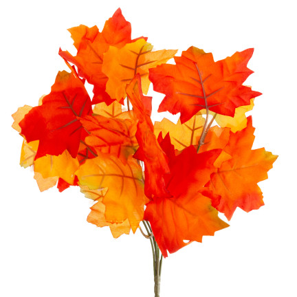 CV36041 KÜNSTLICHE HERBSTBLÄTTER FÜR KOMPOSITION BLUMENSTRAUSS VON BLÄTTERN SCHILF HERBST ZWEIG