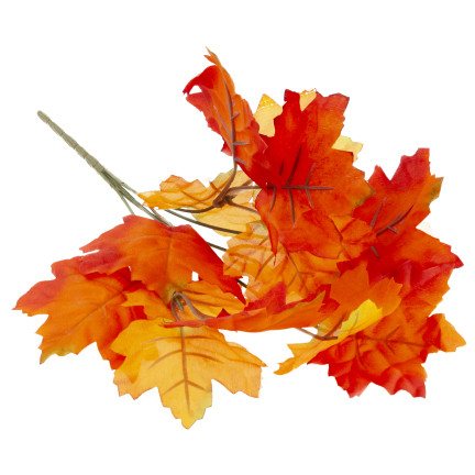 CV36041 KÜNSTLICHE HERBSTBLÄTTER FÜR KOMPOSITION BLUMENSTRAUSS VON BLÄTTERN SCHILF HERBST ZWEIG