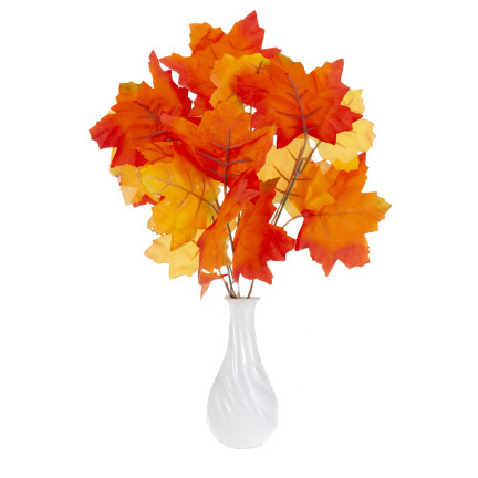 CV36041 KÜNSTLICHE HERBSTBLÄTTER FÜR KOMPOSITION BLUMENSTRAUSS VON BLÄTTERN SCHILF HERBST ZWEIG
