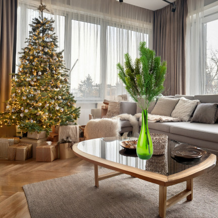 CV36119-2 Weihnachtsbaum, Nadelbaum-Strauß, dichte Zweige, Fichte, Kiefer