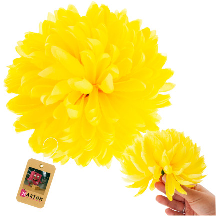 CV36941-6 CHRYSANTHEMUM GROSSEN KOPF DER WAHL BLUMEN PREMIUM GELB