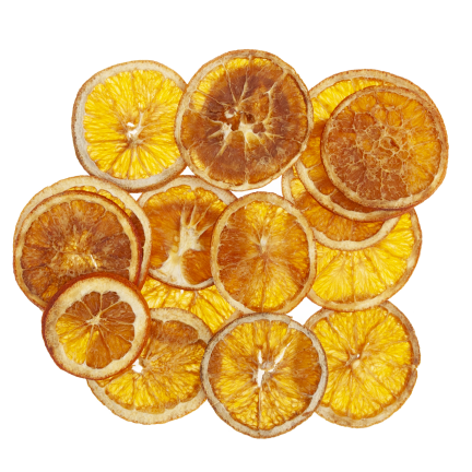 CV37139 Getrocknete Orangenschalen, Kranzschmuck, Dekoration, 50 g