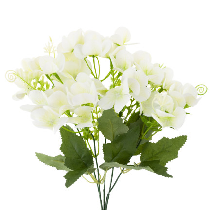 CV37316-1 HORTENSIENSTRAUSS AUS KÜNSTLICHEN BLUMEN HORTENSIEN FÜR ECHTE NOTE ZUSAMMENSETZUNG