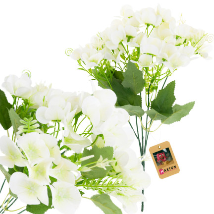 CV37316-1 HORTENSIENSTRAUSS AUS KÜNSTLICHEN BLUMEN HORTENSIEN FÜR ECHTE NOTE ZUSAMMENSETZUNG