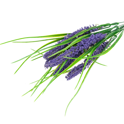 Künstlicher Lavendelstrauß, Lavendel für die Vase, Kunstblumen, Wohnaccessoire, 5 Zweige