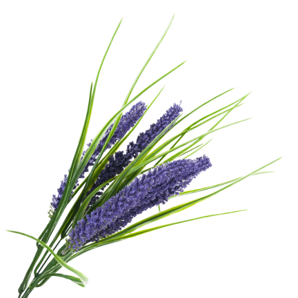 Künstlicher Lavendelstrauß, Lavendel für die Vase, Kunstblumen, Wohnaccessoire, 5 Zweige