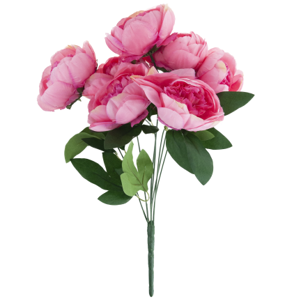 CV38309-2 PEONIA ARTIFICIAL BUNCH x 7 PIPES OF SPRING