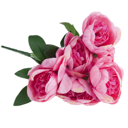 CV38309-2 PEONIA ARTIFICIAL BUNCH x 7 PIPES OF SPRING
