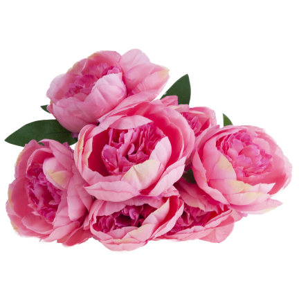 CV38309-2 PEONIA ARTIFICIAL BUNCH x 7 PIPES OF SPRING