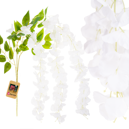 Blumengirlande, hängende Kunstblumen, Frühlingsdekoration