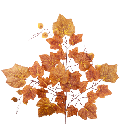 CV38772 Künstlicher Weinreiszweig, herbstlich schattiert, 66 cm