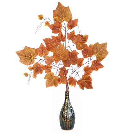 CV38772 Künstlicher Weinreiszweig, herbstlich schattiert, 66 cm