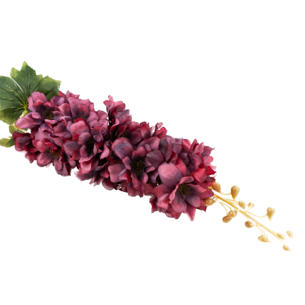 CV41524-10 Einzelne dekorative Glockenblume, burgunderrot, schattiert, 95 cm