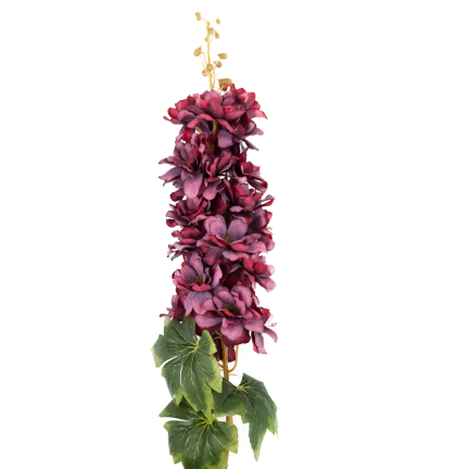 CV41524-10 Einzelne dekorative Glockenblume, burgunderrot, schattiert, 95 cm