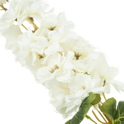 CV41524 – 1 Stück künstliche Zier-Löwenzahnblüte, weiß, 95 cm