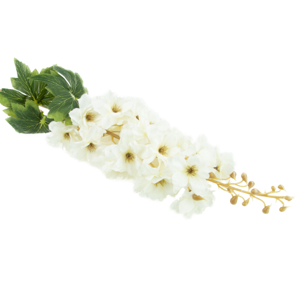 CV41524 – 1 Stück künstliche Zier-Löwenzahnblüte, weiß, 95 cm