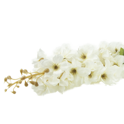 CV41524 – 1 Stück künstliche Zier-Löwenzahnblüte, weiß, 95 cm