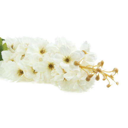 CV41524 – 1 Stück künstliche Zier-Löwenzahnblüte, weiß, 95 cm