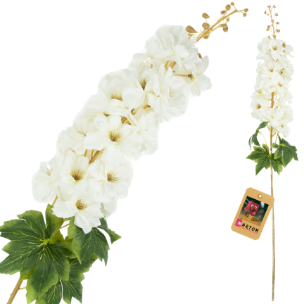 CV41524 – 1 Stück künstliche Zier-Löwenzahnblüte, weiß, 95 cm